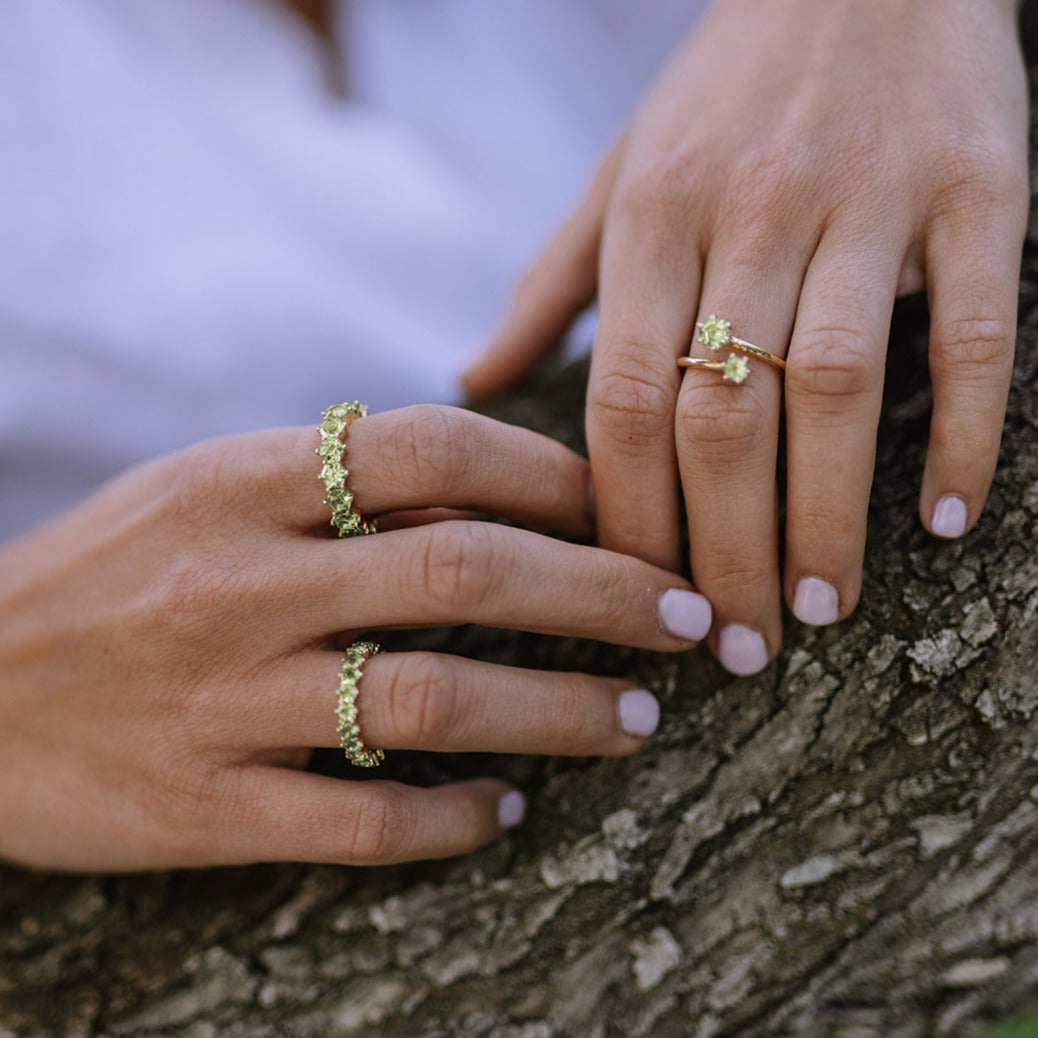 Calypso lemon quartz ring