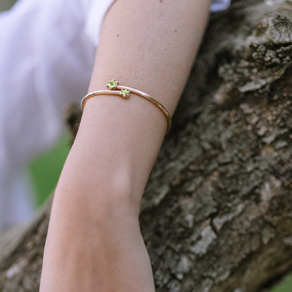 Arwen lemon quartz bangle